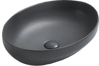 MEXEN Cornelia umyvadlo na desku 50x36, tmavě šedá mat 21885071