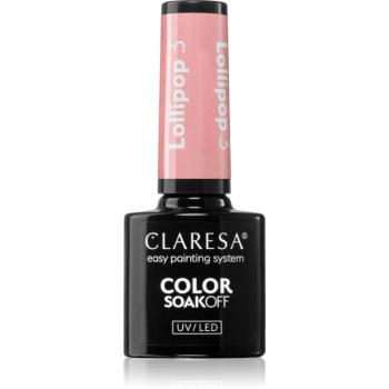 Claresa SoakOff UV/LED Color Lollipop gelový lak na nehty odstín LOLLIPOP 3 5 g