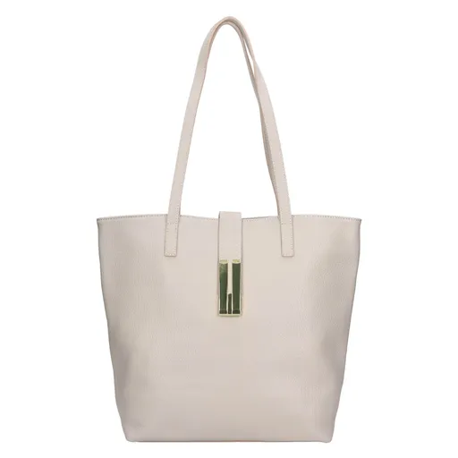 Dámská kožená kabelka Italia Ramira - šedá