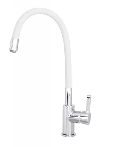 Rubineta Dřezová baterie FLEXY-33 Bílá OLBAFL33WT