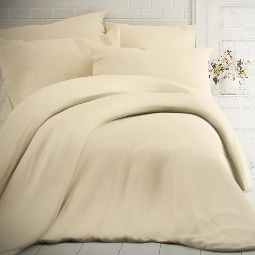 Kvalitex Bavlněné povlečení smetanová, 140 x 200 cm, 70 x 90 cm