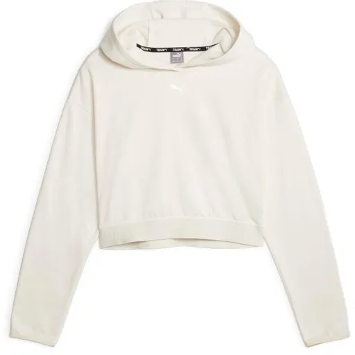 Puma STRONG POWER FLEECE HOODIE Dámská mikina, béžová, velikost