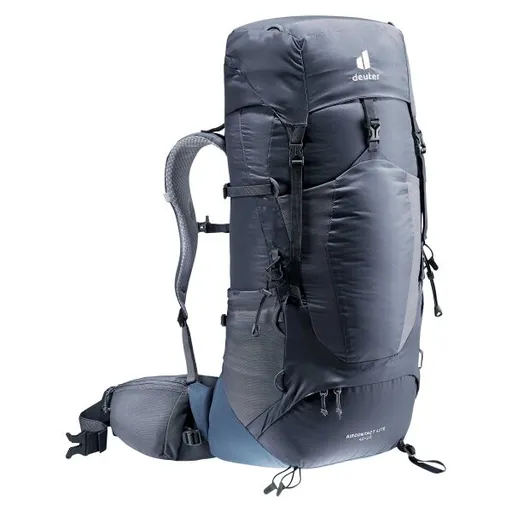 DEUTER AIRCONTACT LITE 40+10 Turistický batoh, černá, velikost