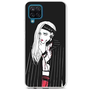 TopQ Samsung A12 silikon Dark Girl 57727 (Sun-57727)