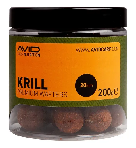 Avid Boilies Premium Wafters Krill 20mm 200g,Avid Boilies Premium Wafters Krill 20mm 200g