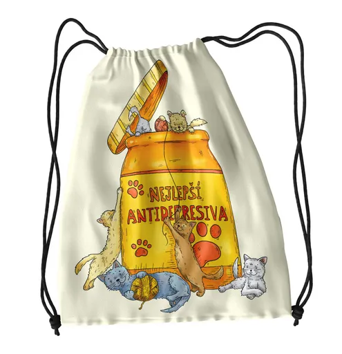 Vak na záda Antidepresiva – kočka