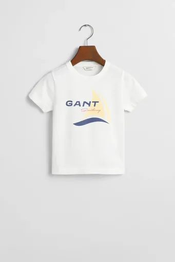 TRIČKO GANT SAILING GRAPHIC T-SHIRT WHITE