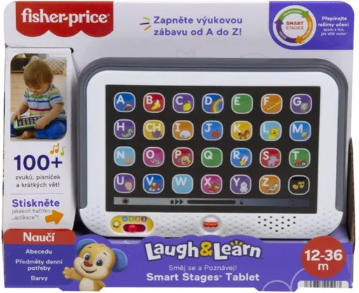 Fisher Price Smart stages tablet CZ - Fisher Price (HXB68)