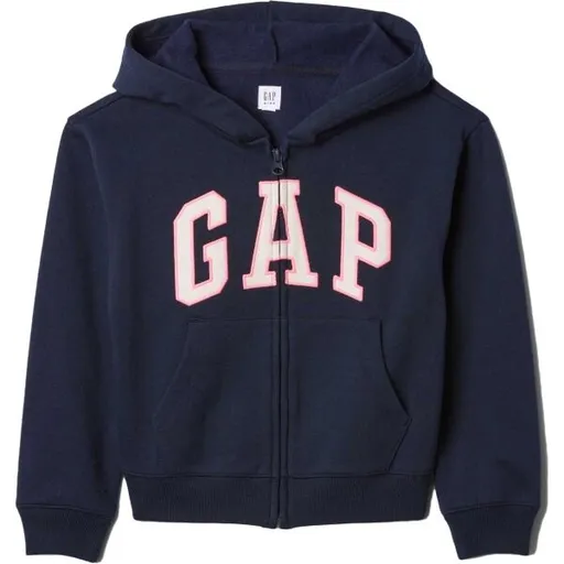 GAP V-BAS HERITAGE FZ Dívčí mikina, tmavě modrá, velikost