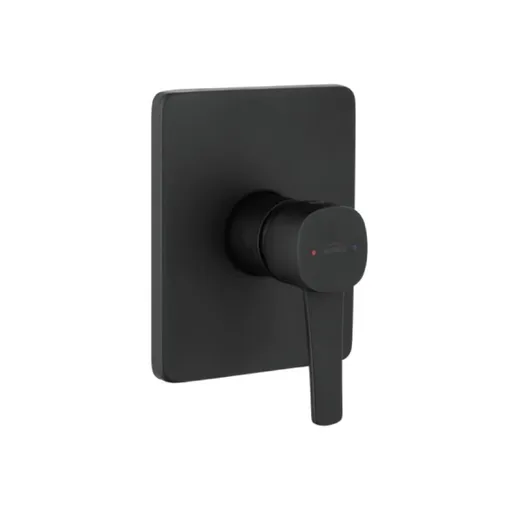 INVENA 1-cestná podomítková baterie  GLAMOUR černá TREND BP-02-4K1-V