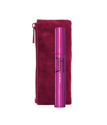 PUPA Milano Řasenka pro objem a zvýraznění řas s taštičkou Vamp! Lash Extender (Mascara) 14 ml