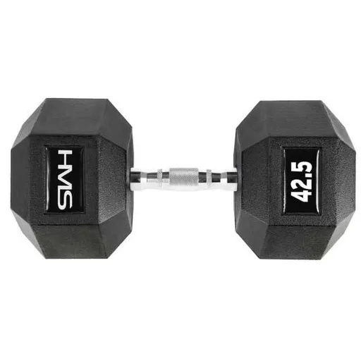 HMS PREMIUM 42,5 KG HEXAGONÁLNÍ JEDNORUČKA Hexagonální jednoručka, černá, velikost 42,5 KG