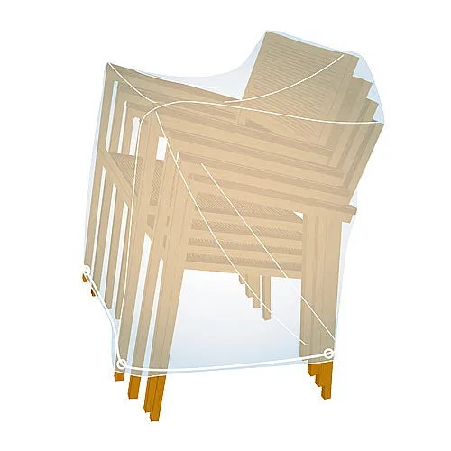 Obal na zahradní nábytek - na 4 stohovatelné židle