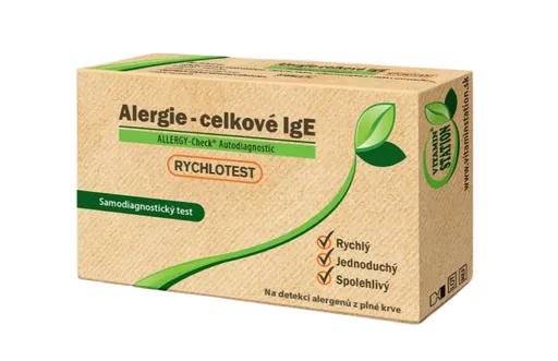 Vitamin Station Rychlotest Alergie-totální IgE 1 ks