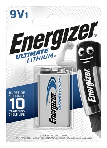 Energizer Lithiová baterie Ultimate Lithium 9V 1ks,Energizer Lithiová baterie Ultimate Lithium 9V 1ks