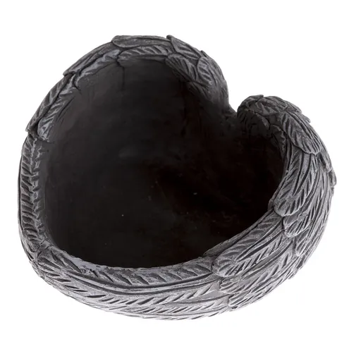 Pietní dekorace Betonový květináč Srdce, 17 x 10 x 17 cm