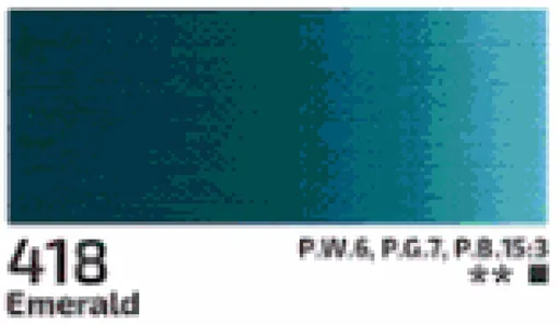 Akrylová barva Rosa 200ml – 418 emerald