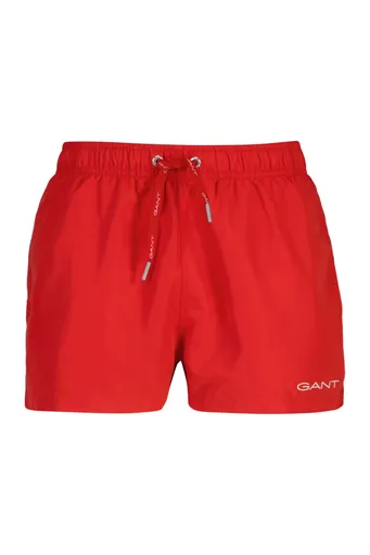 PLAVKY GANT QUICK DRY LOGO SWIM SHORTS ROSE RED