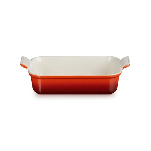 Zapékací mísa HERITAGE 26 cm, 2,4 l, CERISE, kamenina, Le Creuset