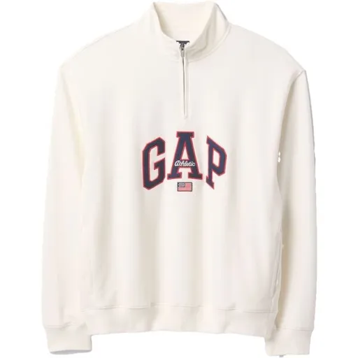 GAP ARCHIVE Pánská mikina, bílá, velikost