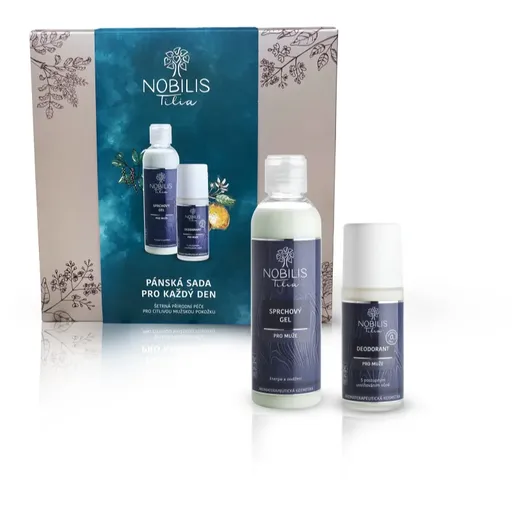 Nobilis Tilia Šetrná Přírodní Péče Pro Citlivou Mužskou Pokožku sada pro muže