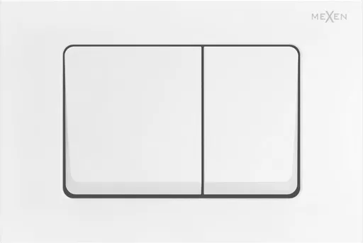 MEXEN Fenix 10 XS splachovací tlačítko, bílá mat 601020