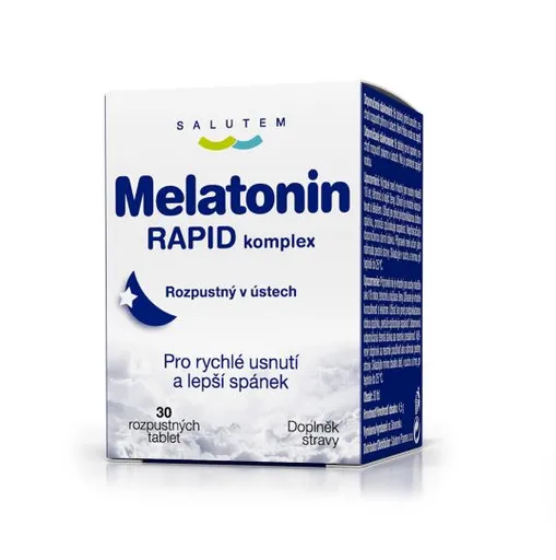 Salutem Melatonin Rapid komplex ODT 30 rozpustných tablet