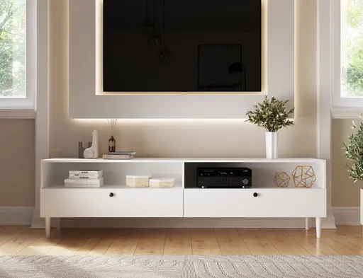 Dullum 200 RTV Skříň Bílá