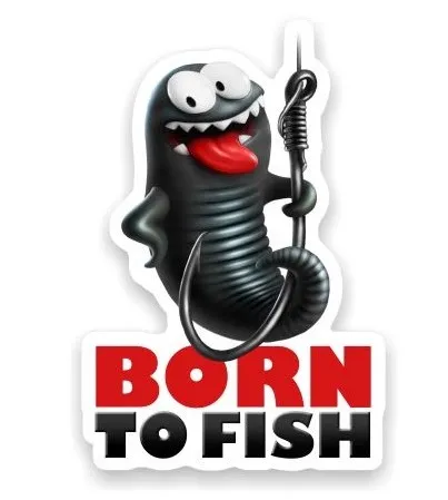 4anglersdesign samolepka 07 born to fish