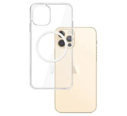3mk ochranný kryt Magcase pro Apple iPhone 12 / 12 Pro, čirá