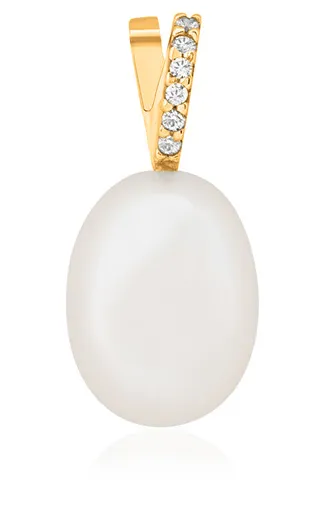 Brilio Nádherný přívěsek ze žlutého zlata s perlou 14/621.352ZIR