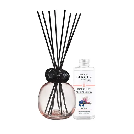 Maison Berger Paris Dárková sada aroma difuzér Mineral Pink + náplň Liliflora 180 ml