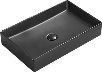 MEXEN Goya umyvadlo na desku 60x37, černá mat 22186085
