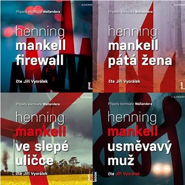 Balíček audioknih případy komisaře Wallandera 1-4 za výhodnou cenu