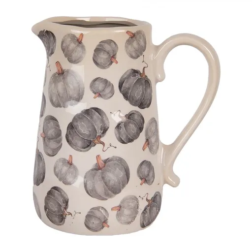 Keramický džbán s dýněmi Country Style Pumpkin L - 21*15*23 cm Clayre & Eef