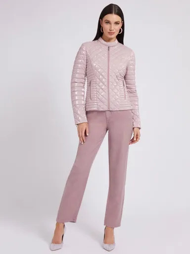 Guess dámská starorůžová bunda W2YL01KB7A0 L