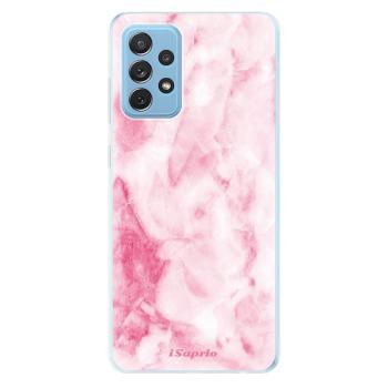 Odolné silikonové pouzdro iSaprio - RoseMarble 16 - Samsung Galaxy A72