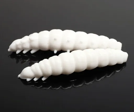 Libra Lures Larva White,Libra Lures Larva White