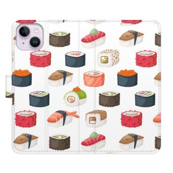 Flipové pouzdro iSaprio - Sushi Pattern 02 - iPhone 14 Plus