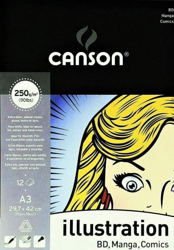 Canson Illustration Manga Skicář A3 250 g White