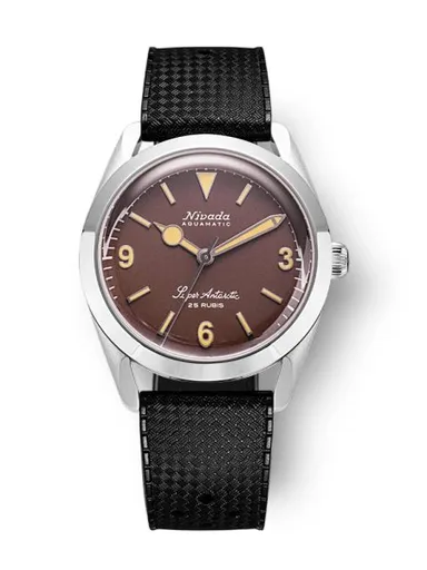 Nivada Grenchen Super Antarctic 3.6.9. Brown No Vintage Effect - Beige Luminous - Rubber Tropic