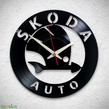 Skoda embléma - Bakelit falióra