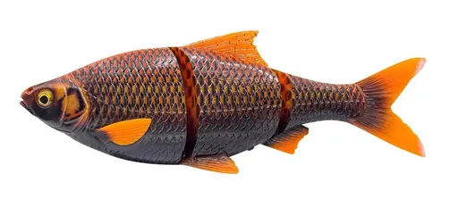 Savage gear gumová nástraha 3d line thru roach sinking black - 25 cm 216 g