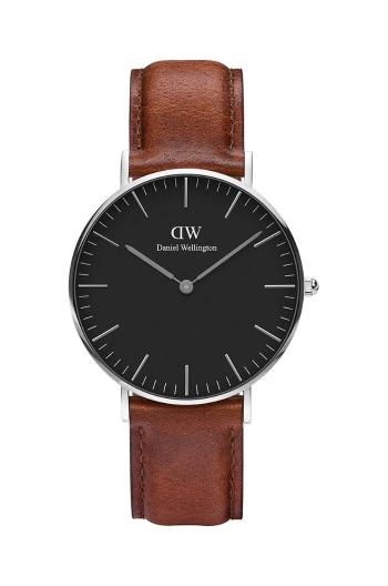 Hodinky Daniel Wellington hnědá barva, DW00100142