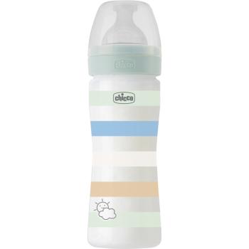 Chicco Well-being Colors kojenecká láhev Boy 2 m+ 250 ml