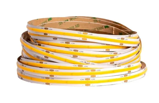 LED Solution Extradlouhý COB LED pásek 10W/m 24V bez krytí IP20 až 15m v kuse Barva světla: Teplá bílá 191452