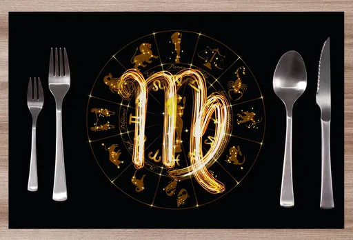 Prostírání Symbol znamení Panna (23.8. - 22.9.)