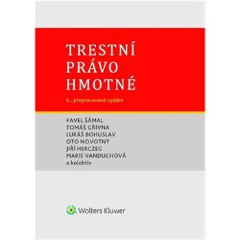 Trestní právo hmotné  (978-80-7598-764-8)