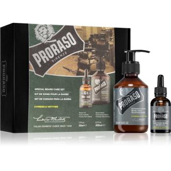 Proraso Set Beard Original dárková sada na vousy pro muže Cypress and Vetyver