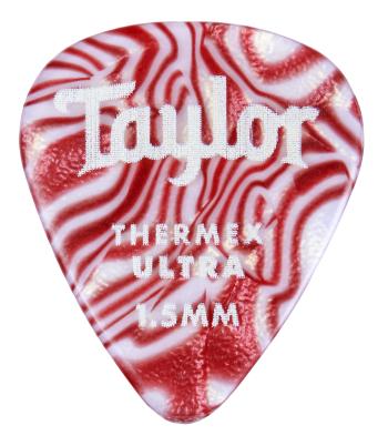 Taylor Premium Darktone Thermex Ultra Picks 351 Ruby Swirl 1.5